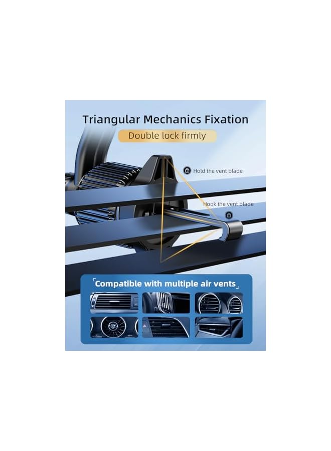 S-TOP Long Arm Car Phone Mount for Samsung Galaxy Z Fold 6 5 4 3 - Tablet Holder for Car Air Vent Handsfree, 360° Rotatable Fit for iPad Mini 6 iPad Pro iPad Air Pixel Fold and More 4-12.9" Device - Image 2