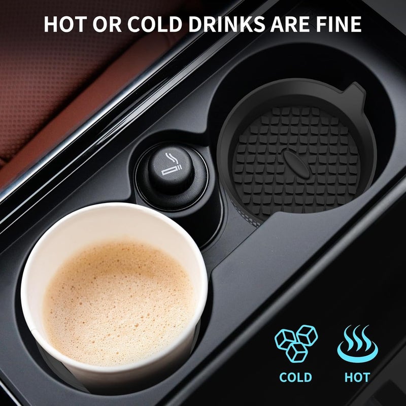 HSR Car Accessories Car Cup Holders, Silicone Universal Vehicle Non-Slip Cup Holders (4) - Image 4