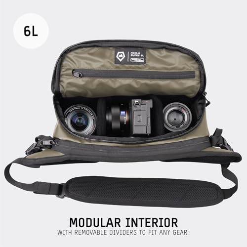WANDRD ROGUE V1 6L Sling: Compact Camera Sling and Crossbody Bag with Fast Access, 3-Way Carry– Lightweight Everyday Bag Great for Travel, Photography, and Daily Use (Yuma Tan) - Image 2