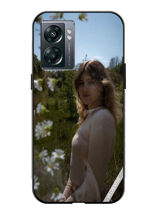 VR CREATIVE Protective Case Cover For Oppo A57 5G Snapchat Girl Design Multicolour - Image 1