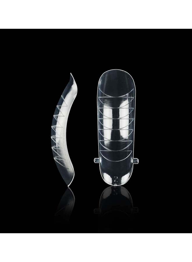 brunson Dual Nail Forms for Poly Extension Gel Pre-shaped False Tips with Scale 120pcs Manicure Tool for Nail Extensions Mold Nail Tips Acrylic Nails False Nails Manicure Tool - Image 2