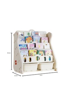 FULL JOY Polar Bear seven- Layer Bookshelf Double-Layer With Box ,71*51.8*99.9 CM  - Image 3