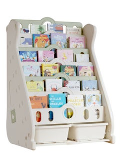 FULL JOY Polar Bear seven- Layer Bookshelf Double-Layer With Box ,71*51.8*99.9 CM  - Image 1