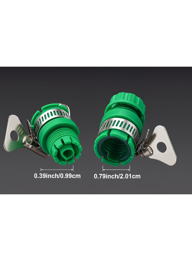 تبيع شركة Smiles مجموعة محولات توصيلات الأنابيب والخراطيم العالمية (قطعتان) - توصيل سريع للصنبور لري الحدائق وتنظيف السيارات والصنابير الداخلية - Image 4