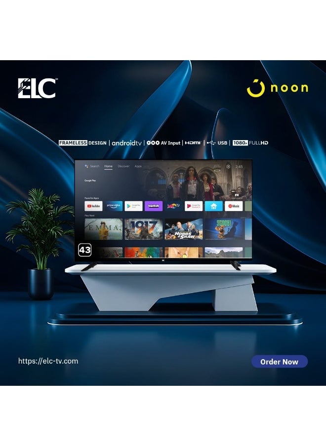 ELC - ELC 43Z1 43 FHD Smart Android Frameless TV - Image 1