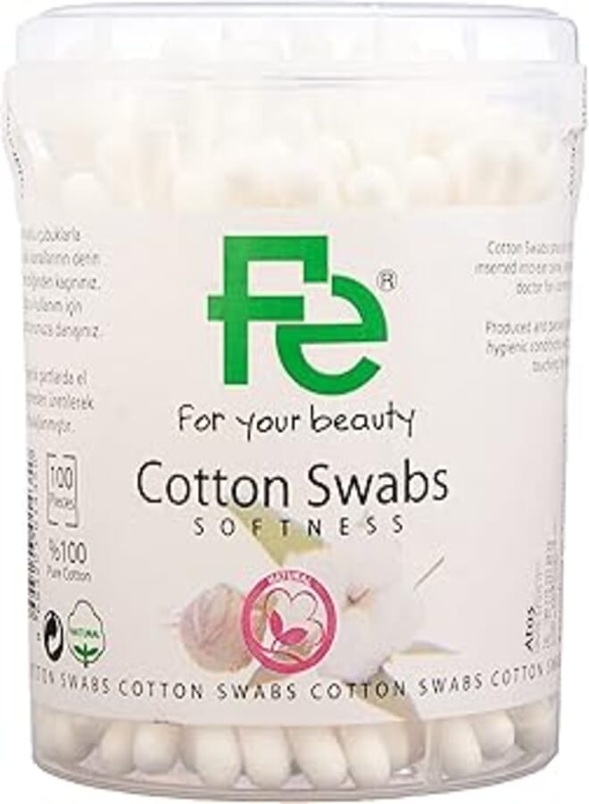 Fe Cotton Swabs 100 Pcs