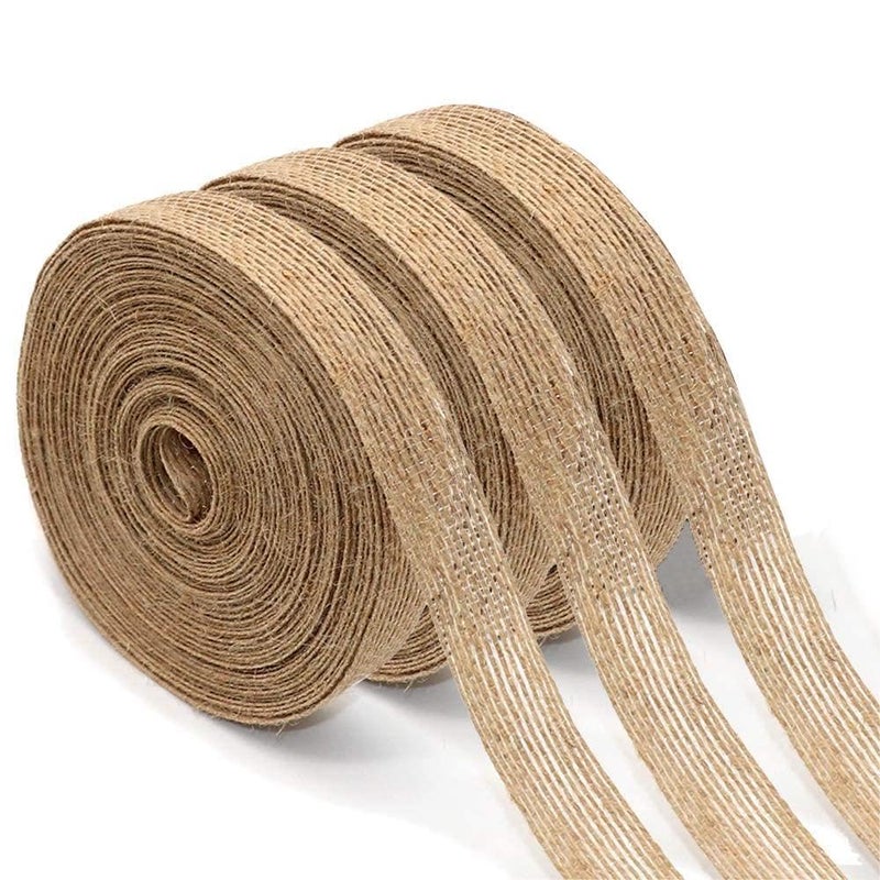 Party Gift Webbing – 2cm x 10M, 3 Rolls, Nylon, for Decoration, Gift Wrapping