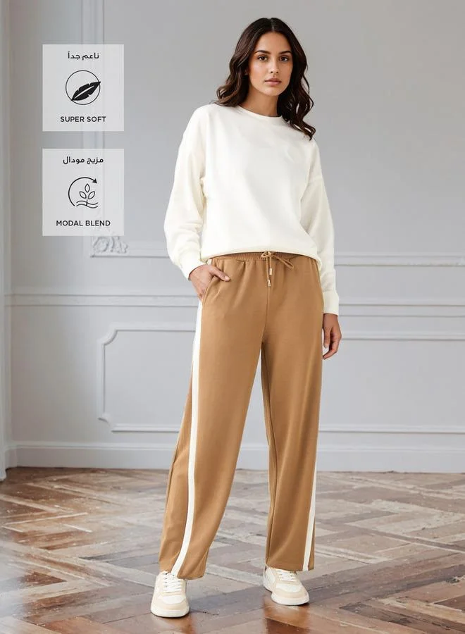 ايكونيك بنطلون واسع بأربطة مميزة
