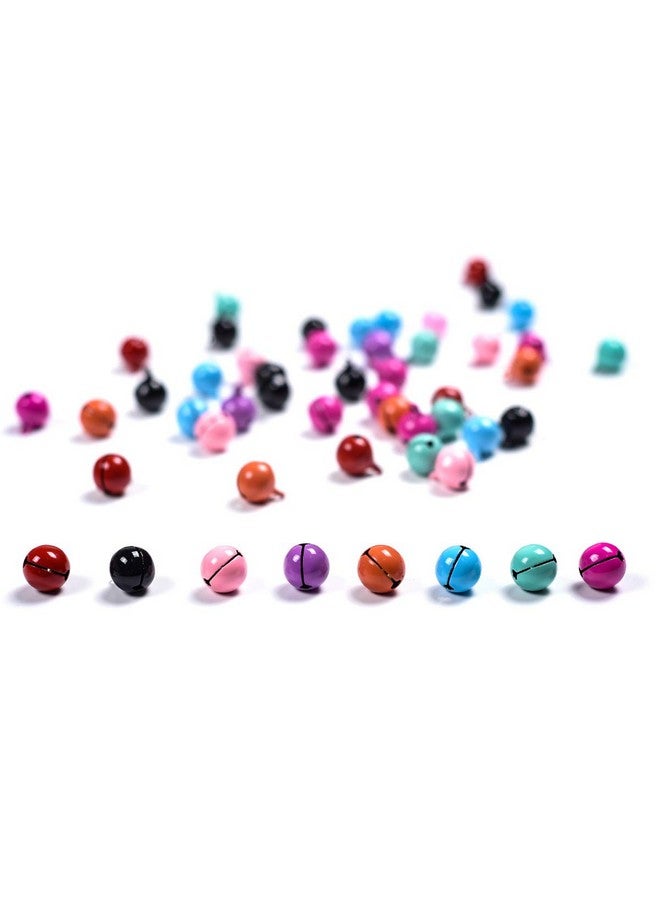 أي كامو 50 قطعة من أجراس الجلجلة، أجراس عيد الميلاد، أجراس صغيرة من iKammo مقاس 14 مم، أجراس DIY لصنع أساور وخلاخيل وقلادات وحياكة/صنع المجوهرات (ملونة، 50 قطعة) - Image 4