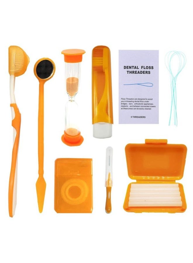 8-Piece Orthodontic Cleaning Set, Teeth Whitening, Interdental Brushes - Image 3