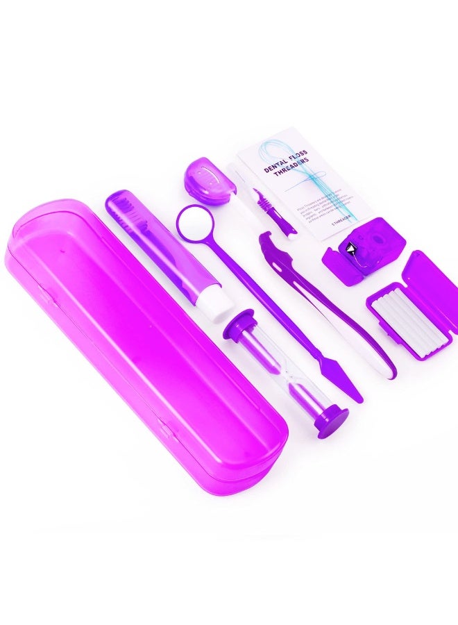 8-Piece Orthodontic Cleaning Set, Teeth Whitening, Interdental Brushes - Image 2