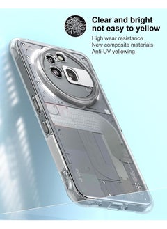 Case Up Nothing Phone 3a Pro 2025 Clear Case, Shock-Absorption TPU Cell Phone Cover with Reinforced Corners, Soft Flexible & Crystal Clear Protective Bumper Case  - Image 4