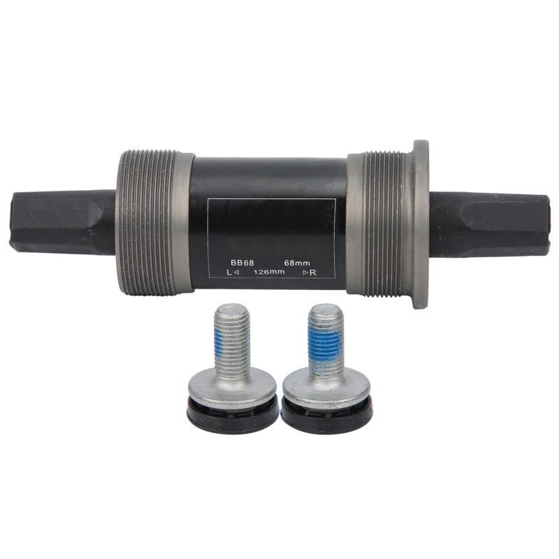LeBycle 68mm Sealed Bottom Bracket Square Taper Metal Bearing for Mountain Bike with Screws126mm - Image 1