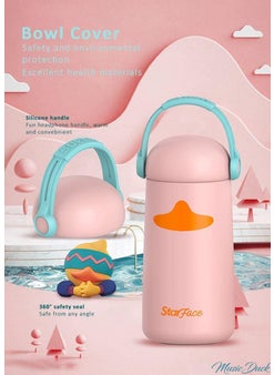 StarAndDaisy StarAndDaisy Smart Kids School Water Bottle SUS Insulated Thermos (Starface-3 Yellow)  - Image 4