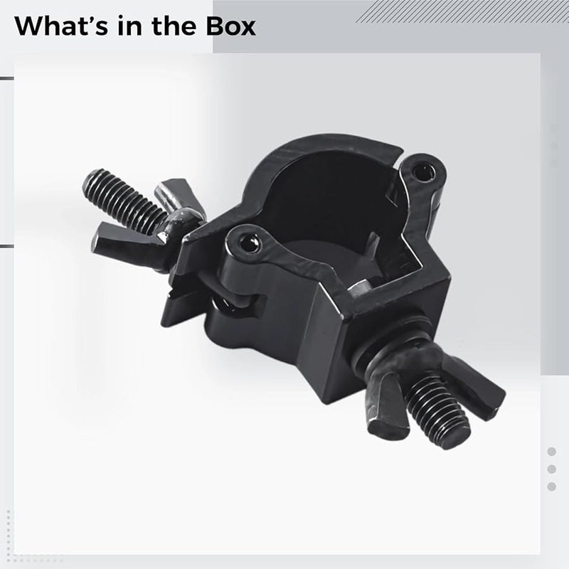 Aluminum Alloy Swivel Coupler Scaffold Clamp Cross Fixed With Wing Nut For Round Pipes - Image 3