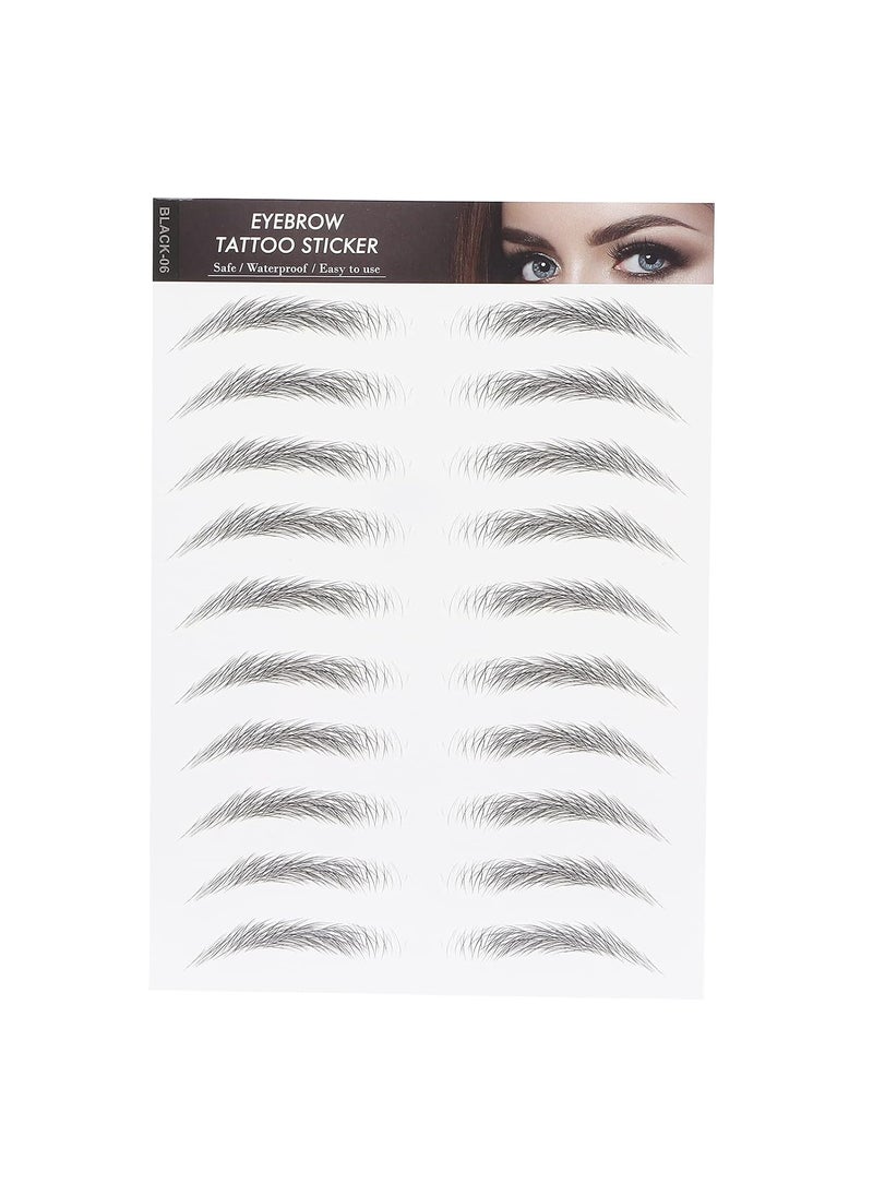 ZJchao Eyebrow Sticker Long Lasting Eyebrow Transfers Sticker Household Portable Women Eyebrow Sticker Temporary Brow Peel Off Grooming Shaping Eyebrow Sticker for Women and 