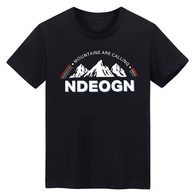 Men's T-shirt 2024 summer new Korean slim men's wholesale foreign trade supply fashion printed top - Image 1