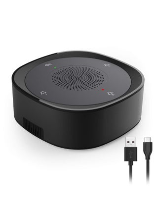 Conference Speaker and Microphone, USB Speakerphone Microphone, with 360º Voice Pickup, Touch-Sensor Buttons for Mute/unmute, Streaming, Call Speaker Skype, Webinar, Interview - pzsku/Z3E6C0B8BAE1FB0284802Z/45/_/1734675908/4873efda-7c90-4443-8b4c-7c6c5b4b8f12