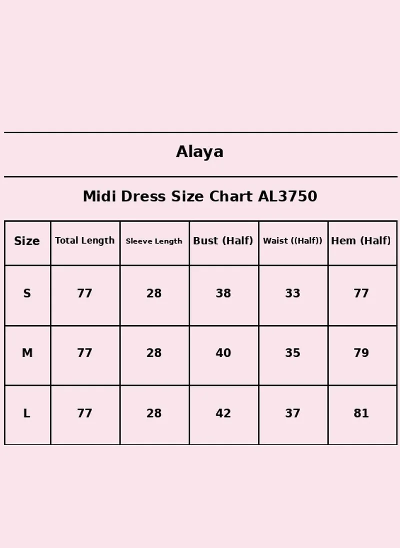 Alaya  Women   Cotton Midi Dress -AL3750 for Women | Best Price UAE