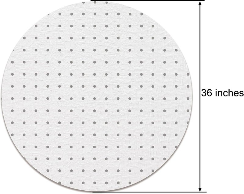 Sillamate Plastic Round Office Chair Mat for Carpeted Floors, Heavy Duty Floor Mat,Eco-Friendly Series Studded Carpet Desk Chair Mats-36'' x 36'' (36 inches X 36 inches -Round) - Image 2