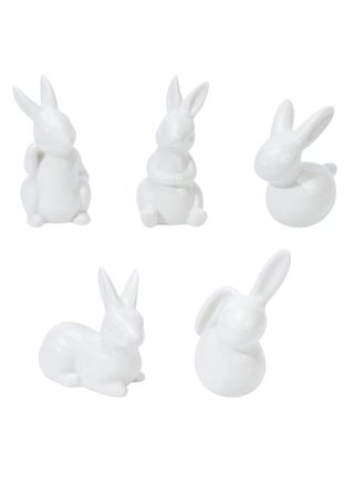 5pcs Ceramic Bunny, Rabbit Ceramic Figurine Decoration for Modern Art Home, Weddings Crafts Gifts - pzsku/Z3E6C70DB51C9C9763097Z/45/_/1717462563/a8d3dc90-16dd-45fe-95a1-3ed7828cca3d