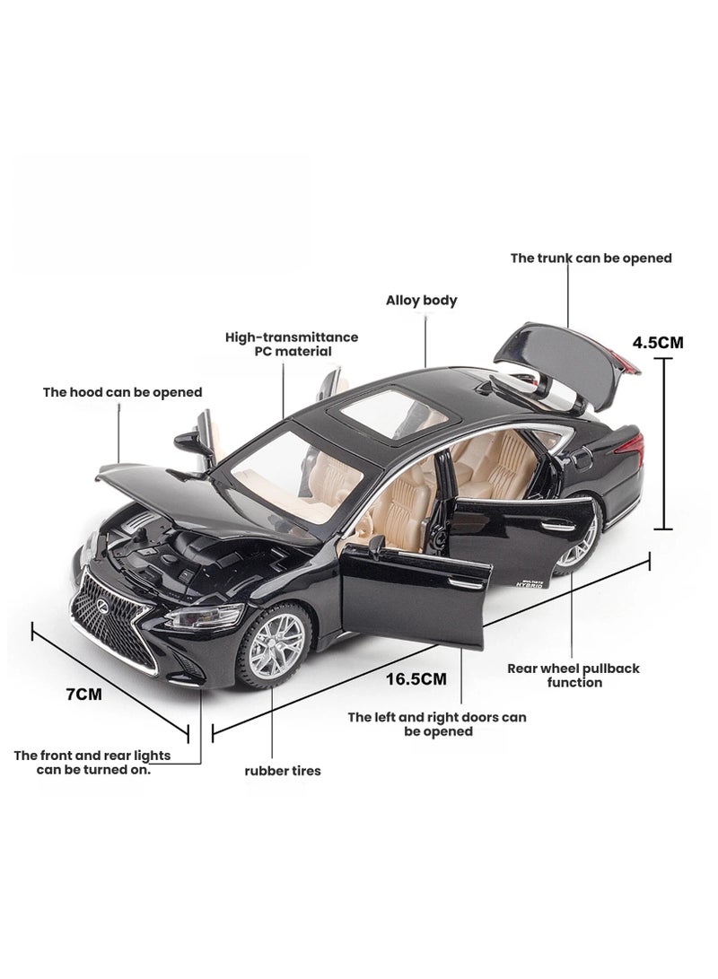 general 1:32 Lexus Alloy Car Ornament Children's Toy with Pull-Back Action Light and Sound Simulation Model - Image 2
