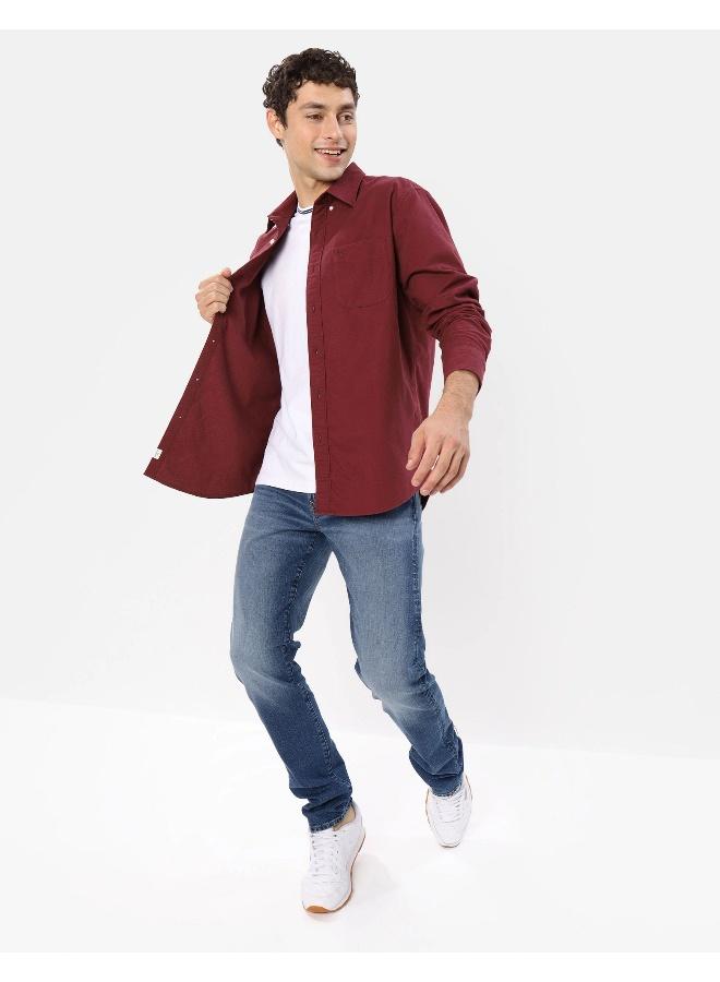 امريكان ايجل قميص بأزرار سفلية وتفاصيل جيوب - Image 1