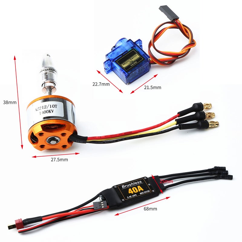 Electric Speed Controller: T Plug, Safety Arming Feature, Brushless Motor - Throttle Calibration Function, Full Protection for RC Aircraft, Drone Flying Enthusiasts - Image 3