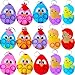 mypush popo 24 Packs Classroom Students Bulk Bubble Easter Egg Mini Pop Holiday Rewards Party Favors - Image 2