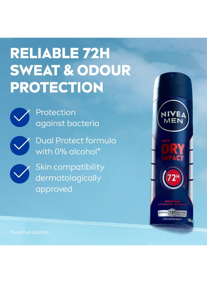 Nivea Men Dry Impact Anti-Perspirant Deodorant - Image 2