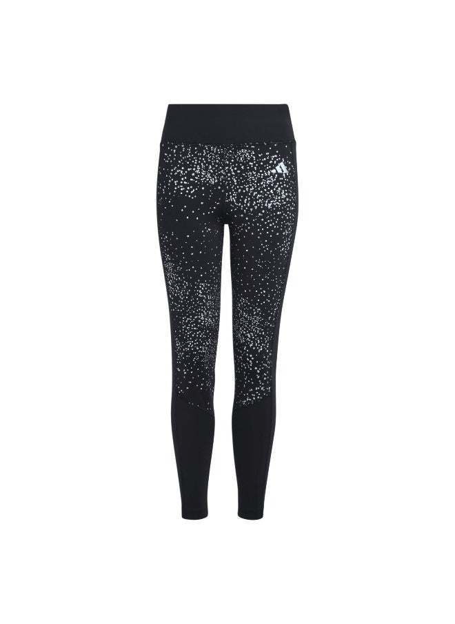 Adidas adidas Jg Opt Gl Leg Black Training Tights 5-6Y  - Image 2