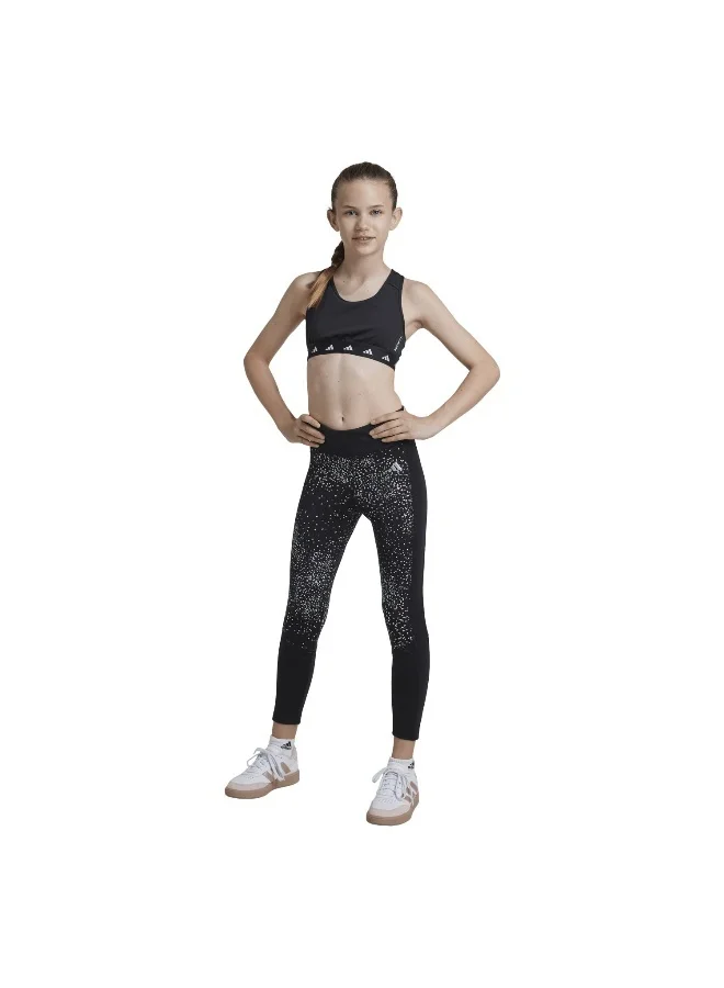 Adidas Jg Opt Gl Leg Black Training Tights 5-6Y