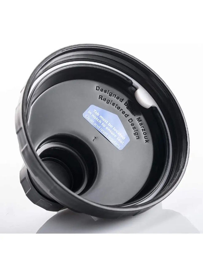 Alpha Designs - Protein Shaker Bottle 1 Liter - Black - 6638 - Image 4