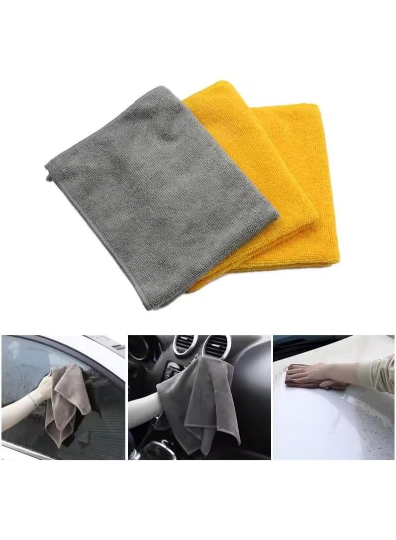 Bukela Car Wash Cleaning Kit 7 Piece Car Wash Sponge Gel Wire Wheel Brush Towel Car Wash Brush Microfiber Towel Car Cleaning Tools Car Wash Tools Car Wash Supplies - Image 2