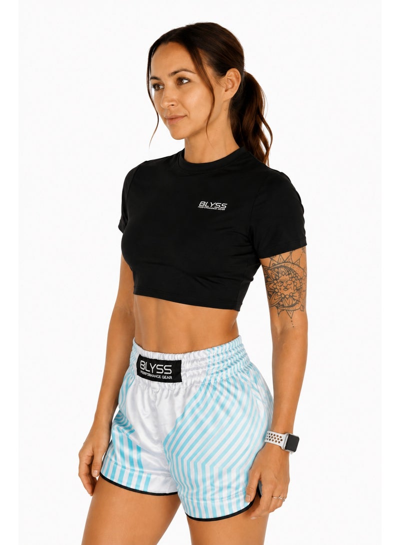 BLYSS Performance Gear BLYSS Woman Sport Cropped Top Impact Black - Image 2
