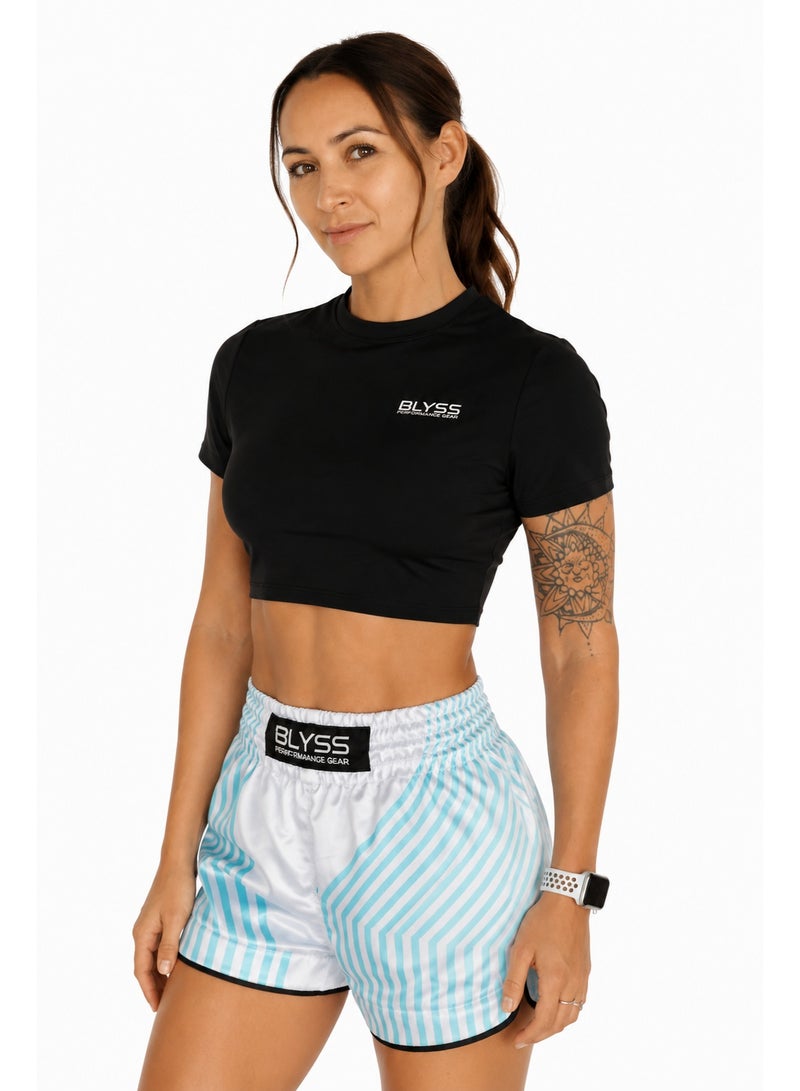BLYSS Performance Gear BLYSS Woman Sport Cropped Top Impact Black - Image 1