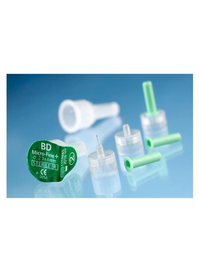 بي دي إبر قلم الأنسولين بي دي مايكرو - فاين بلس، 32 جم × 44 مم، 100 قطعة - Image 2
