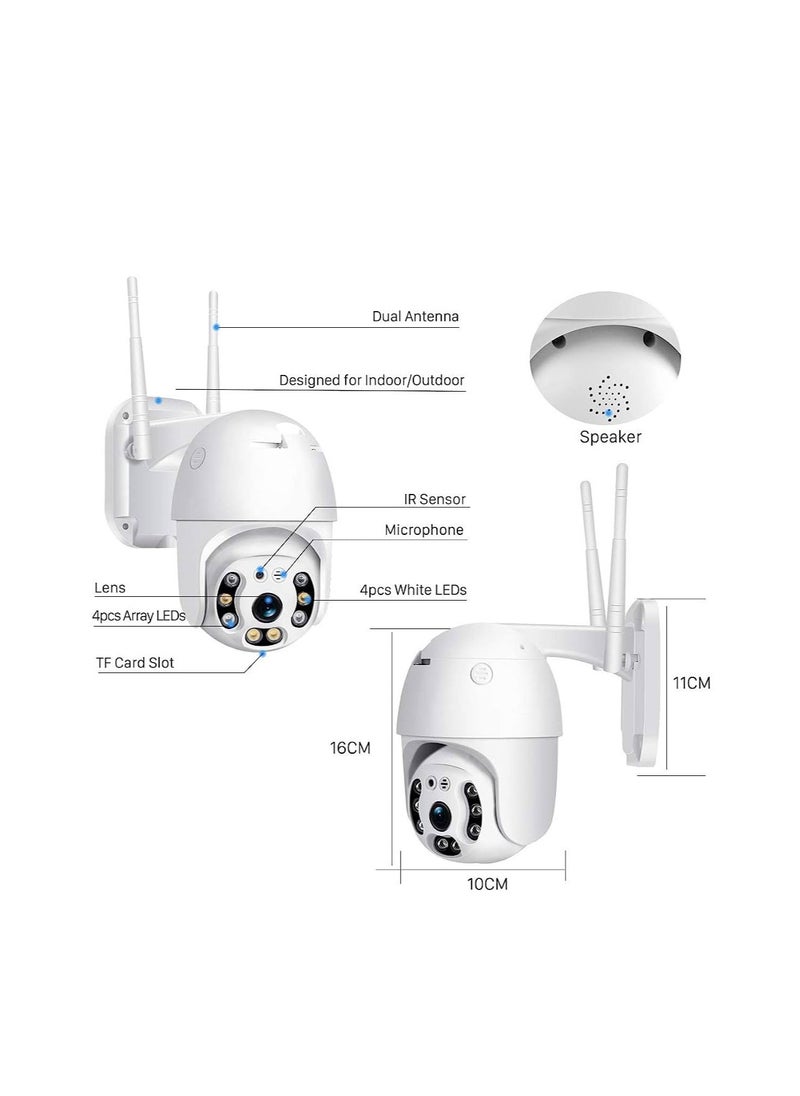 Generic - Smart Wifi Camera V380 Pro V-Q8 - High-Quality Monitoring with Night Vision and Remote Control - Image 1