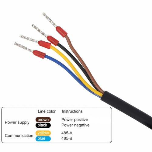 REES52 RS485 Soil NPK PH Sensor Probe NPK Sensors Detector Meter for Agricultural Soil Nitrogen Tester (Soil nitrogen, Phosphorus and Potassium Moisture) - Image 3