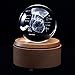 XINDAM 3D Human Heart with Labels Anatomical Model PaperweightLaser Etched in Crystal Glass Ball Science Gift Included LED Base - Image 3