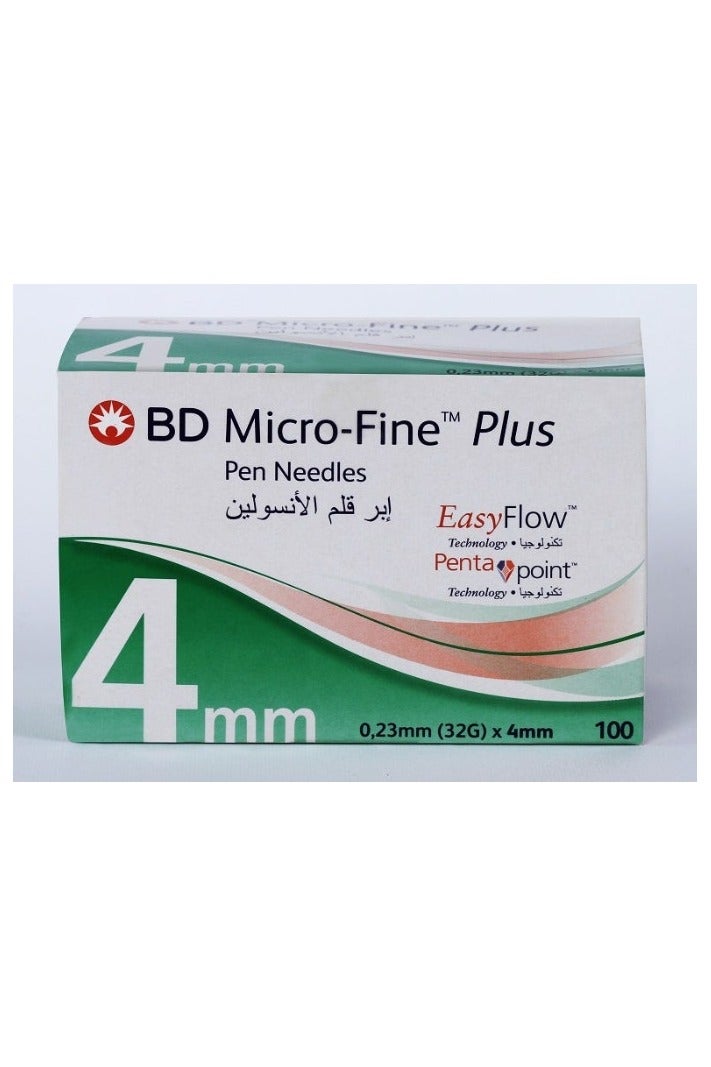 BD Micro-Fine 4mm Insulin Pen Needles – 100 Pack – Compatible & Safe for Diabetics - Image 2