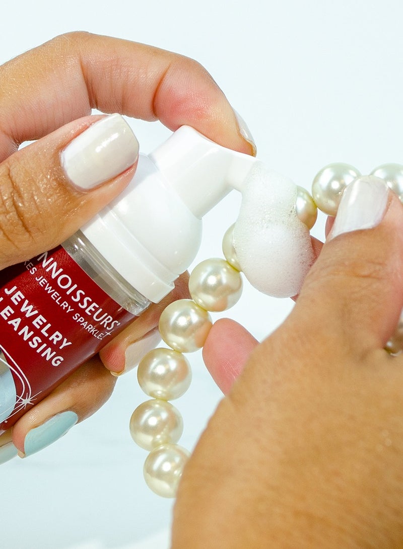 كونوسيرز رغوة تطهير المجوهرات لجميع أغراض الماس. الأحجار الكريمة اللؤلؤ الذهب. مجوهرات أزياء بلاتينية - Image 1