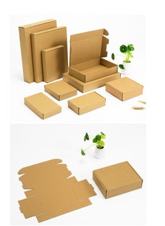 althiqahkey Normal Quality Folding Box Three-layer Shipping Carton Clothing Express Packaging Carton Corrugated Box Size 20*15*5cm 5 Pieces  - Image 3