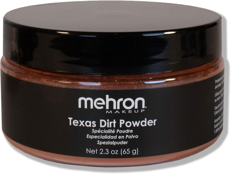 Mehron Makeup Texas Dirt Powder - Special Effects Loose Powder (2.3 Ounce) - Image 1