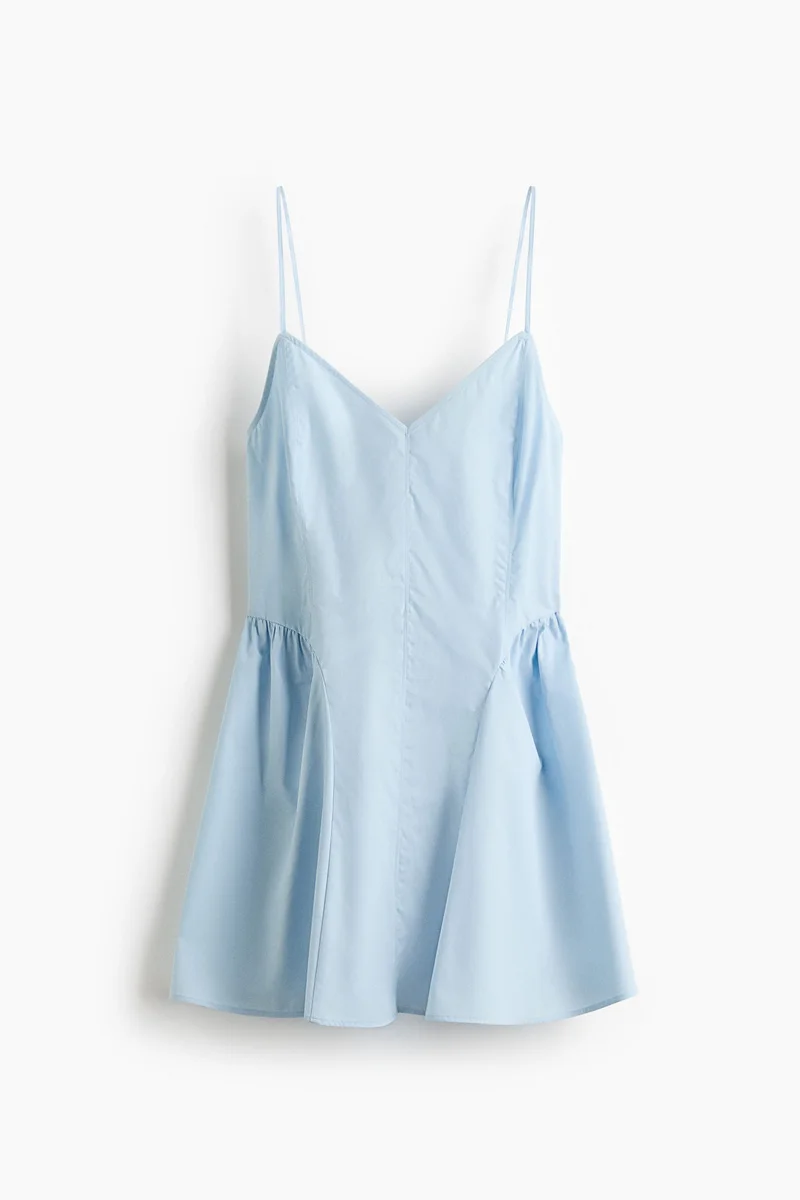 H&M Strappy flared-skirt dress