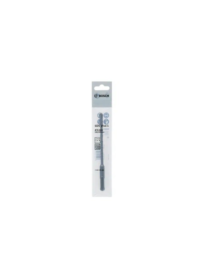 BOSCH Bosch Plus-1 SDS-Plus Hammer Drill Bit, 6mm x 100mm x 160mm – 2608579418 - Image 2