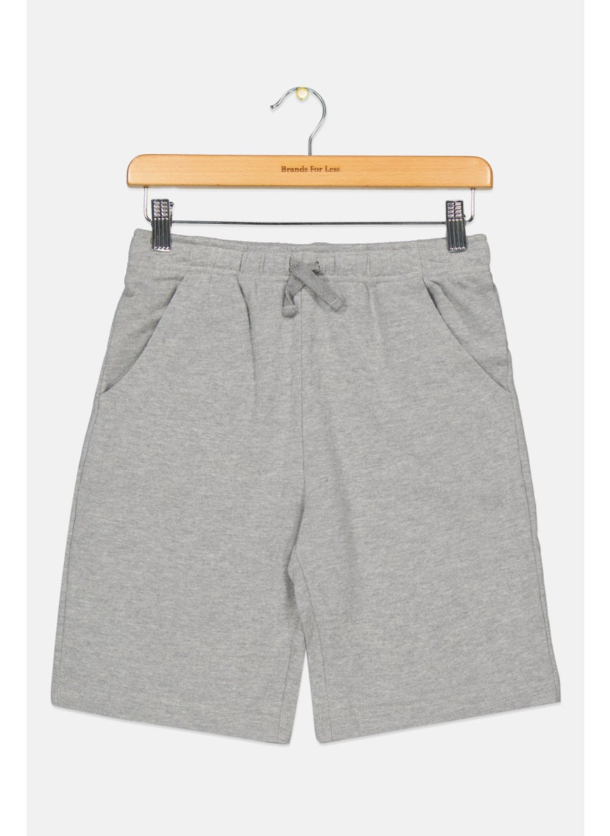 Kids Boy Solid Basic Shorts, Grey - pzsku/Z3E6DAAB90C7B9D8FC47DZ/45/_/1732780737/afc951b4-6639-4d7b-bf4e-af2dab74ebf7