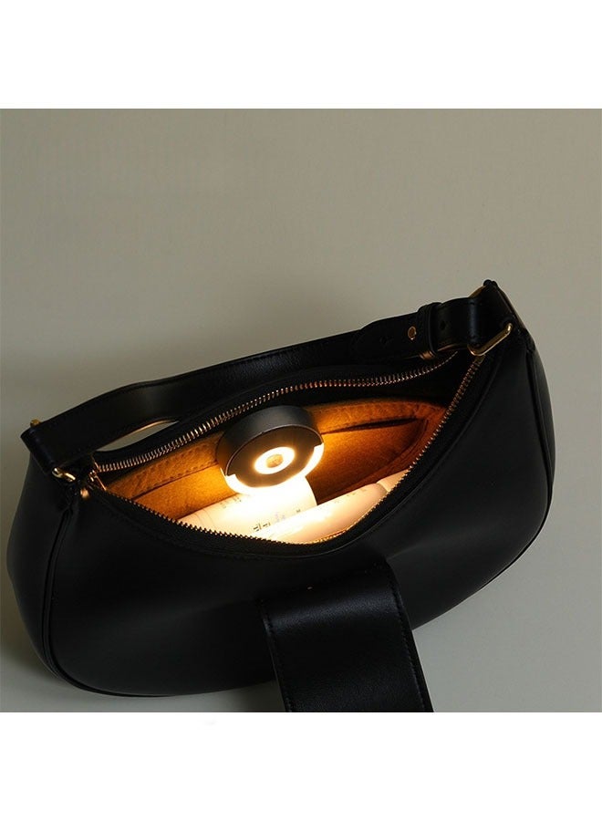 DAKS Rechargeable LED Purse Light – Mini Touch-Activated Handbag Light with Hook, Soft Glow, USB Charging – Compact and Portable for Easy Item Access  - Image 3