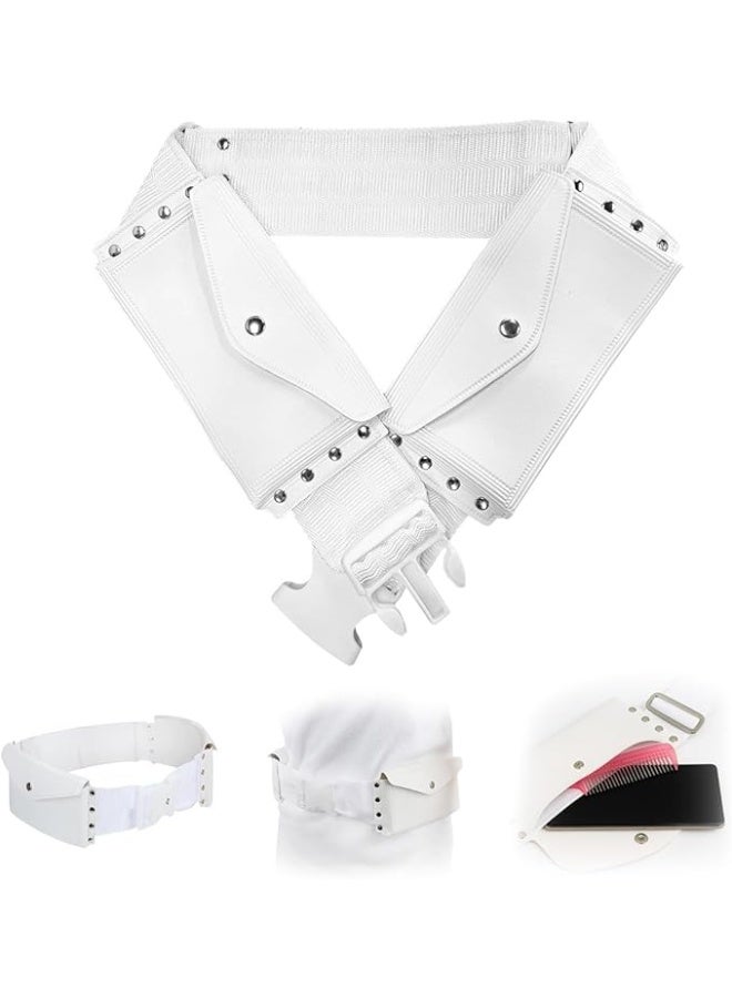 أمياي حزام الإحرام الفاخر للرجال، أبيض قابل للتعديل ومريح، مقاوم للماء ويتبع السنة النبوية - Image 3