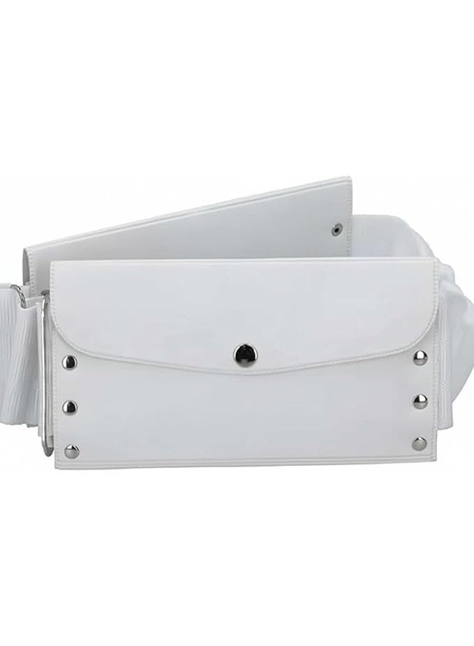 أمياي حزام الإحرام الفاخر للرجال، أبيض قابل للتعديل ومريح، مقاوم للماء ويتبع السنة النبوية - Image 1